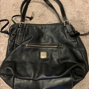 Dooney & Bourke classic black leather handbag
